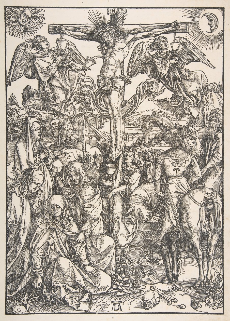 Ukřižování, z Velké vášně.n.d. od Albrecht Dürer