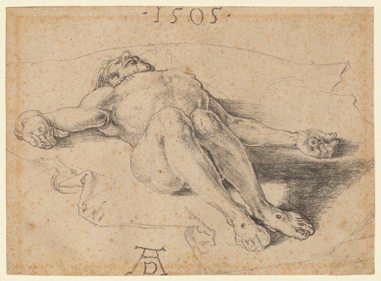 Mrtvý Kristus, 1505. od Albrecht Dürer