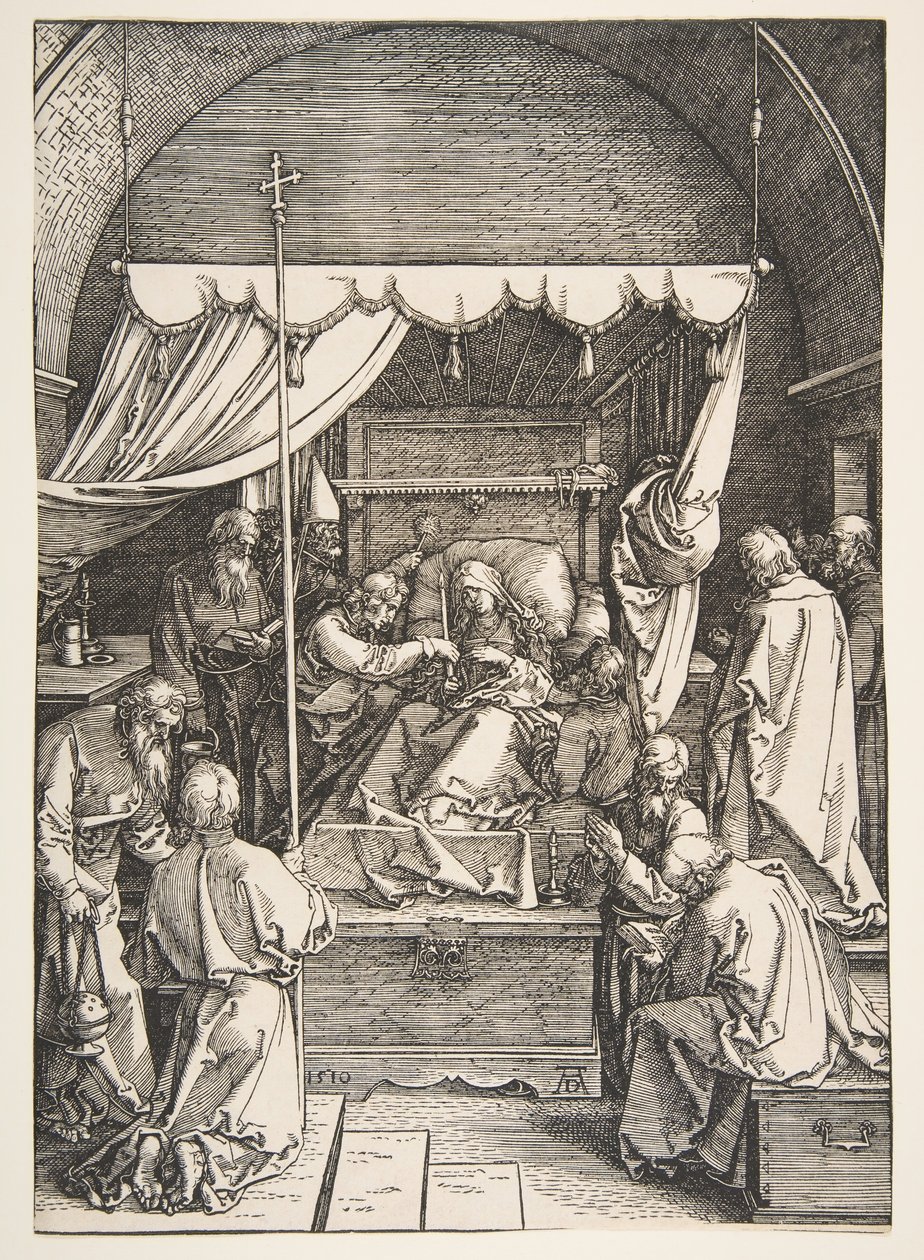 Smrt Panny, ze života Panny, 1510. od Albrecht Dürer