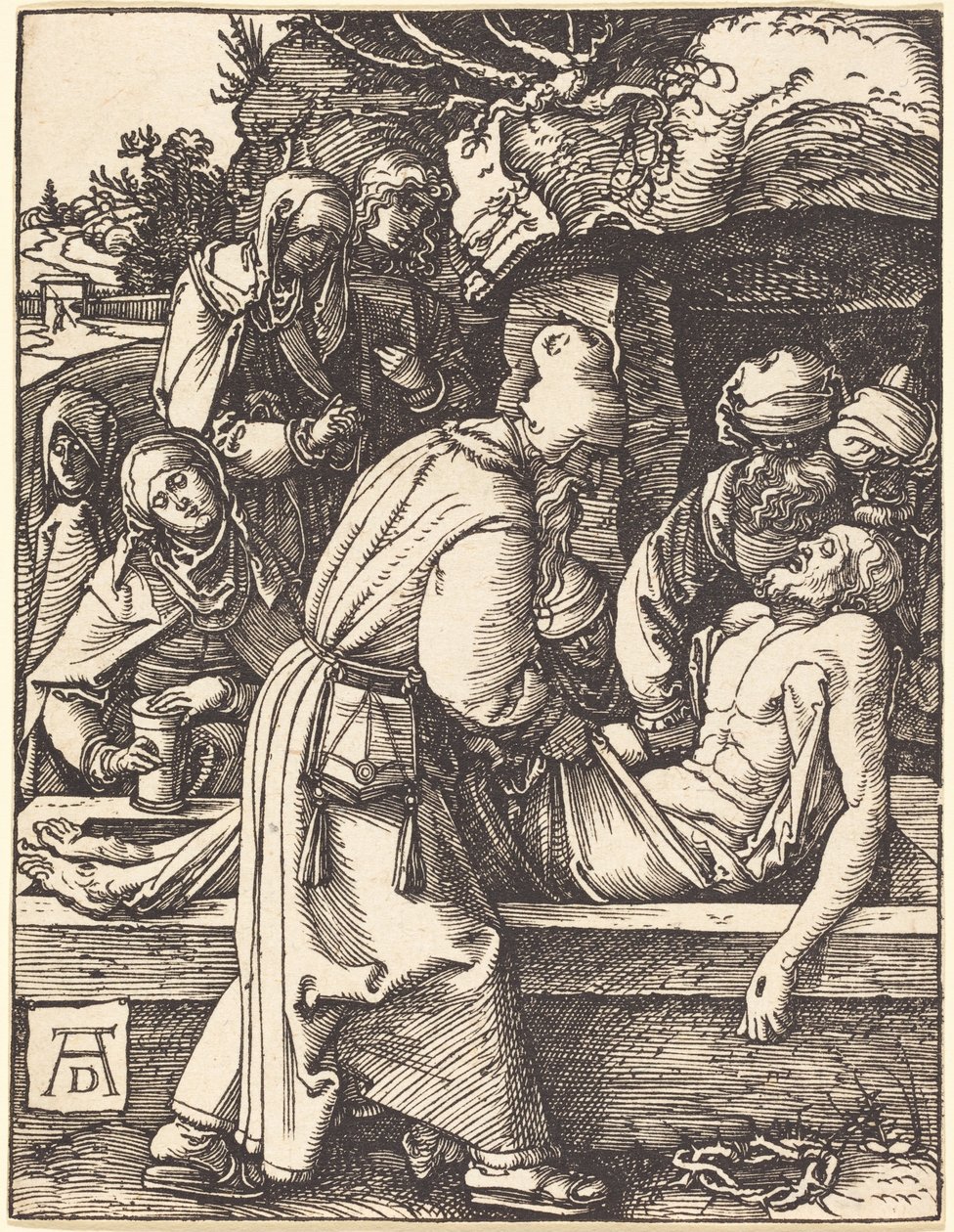 Snímání z kříže od Albrecht Dürer