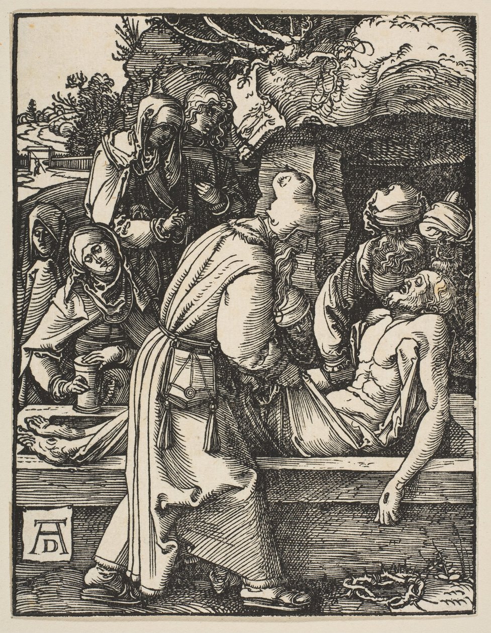 Deposition, od The Small Passion, ca. 1509. od Albrecht Dürer