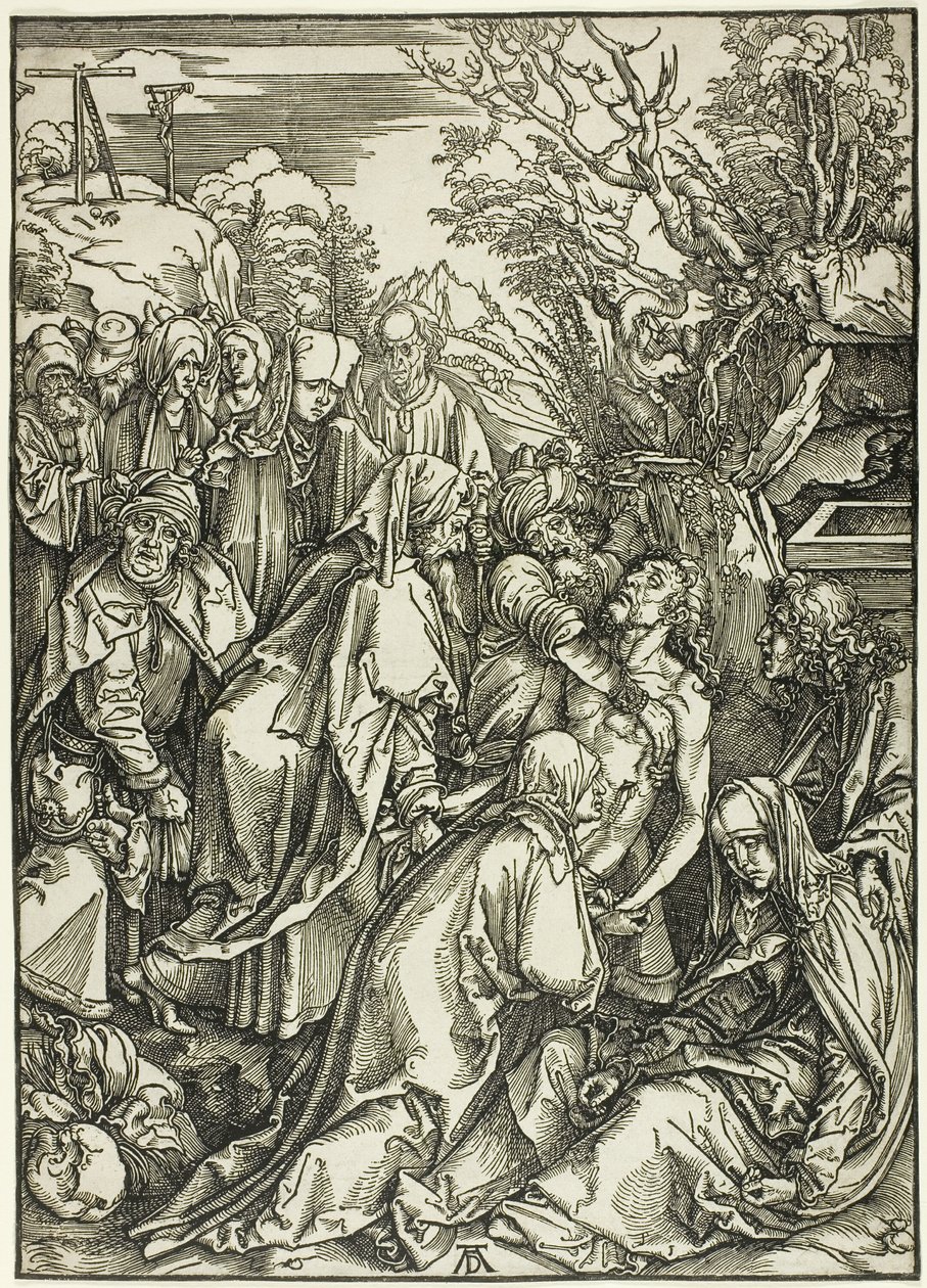 Sestavení Krista, z Velkého umučení od Albrecht Dürer