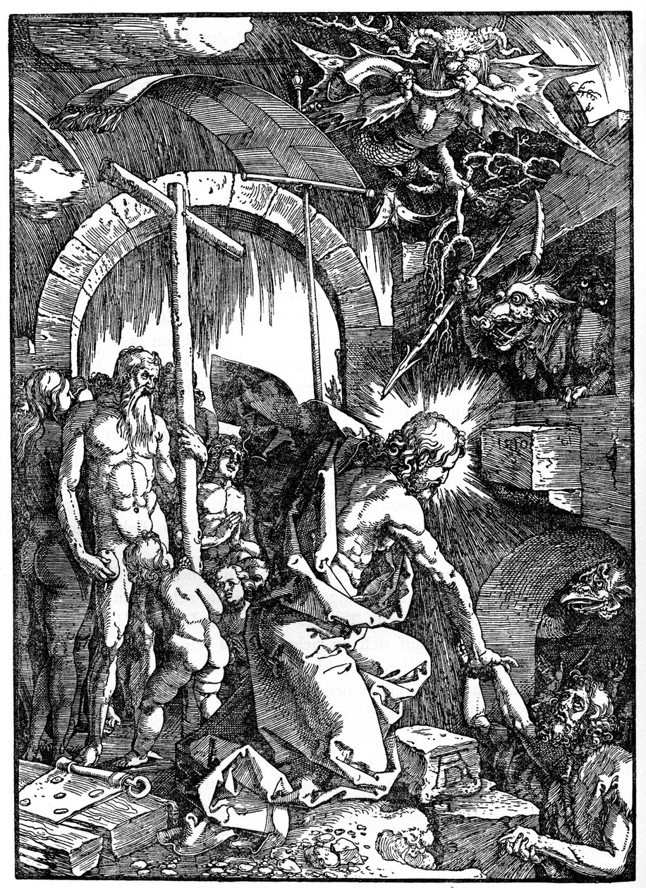 Sestup Krista do limbu, 1510, 1936 od Albrecht Dürer