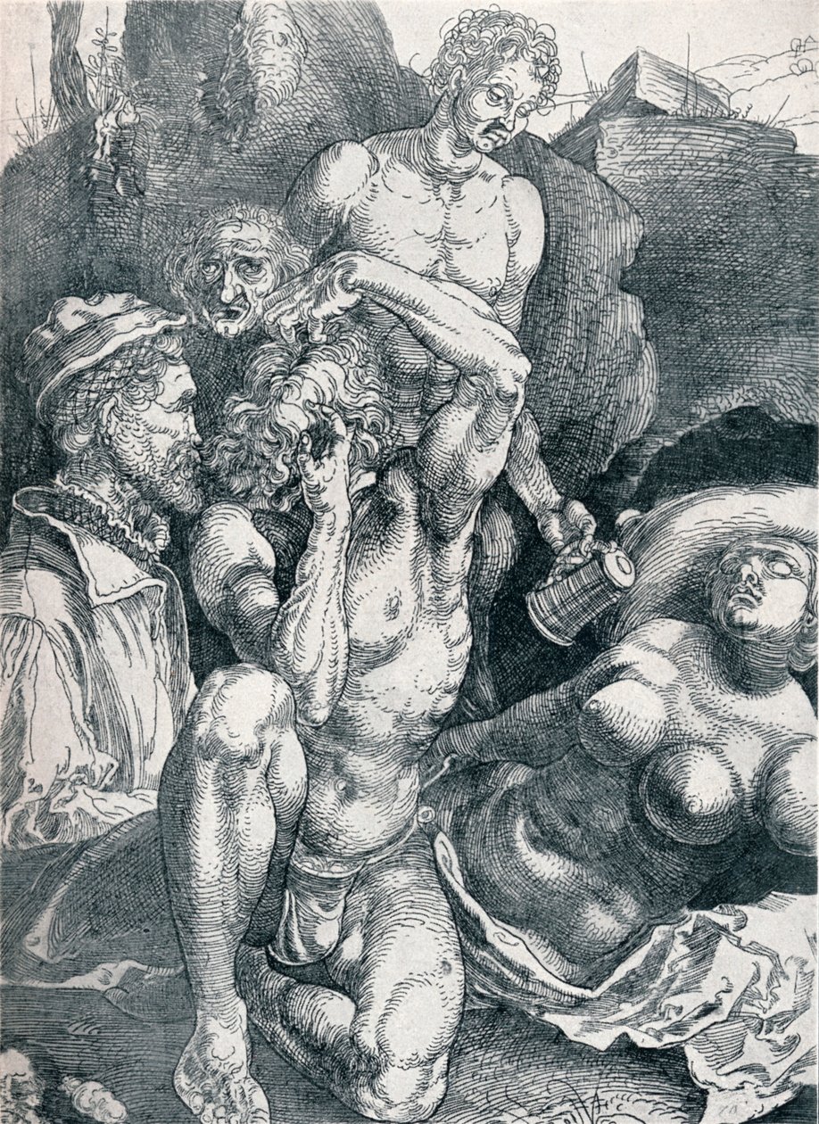 Zoufalý muž, 1513-1517 1906 od Albrecht Dürer