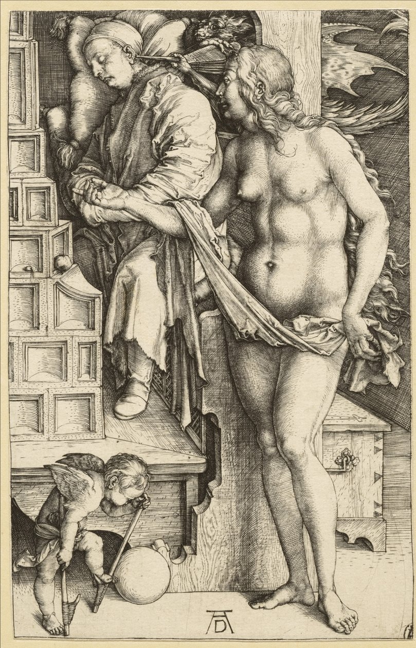Doktorův sen, 1497-98 od Albrecht Dürer