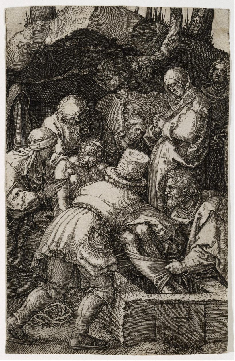 Pohřbení od Albrecht Dürer