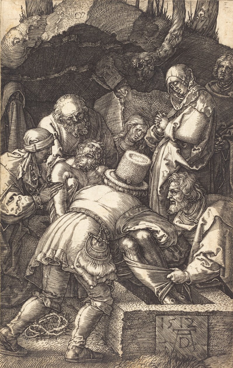 Pohřeb, 1512. od Albrecht Dürer