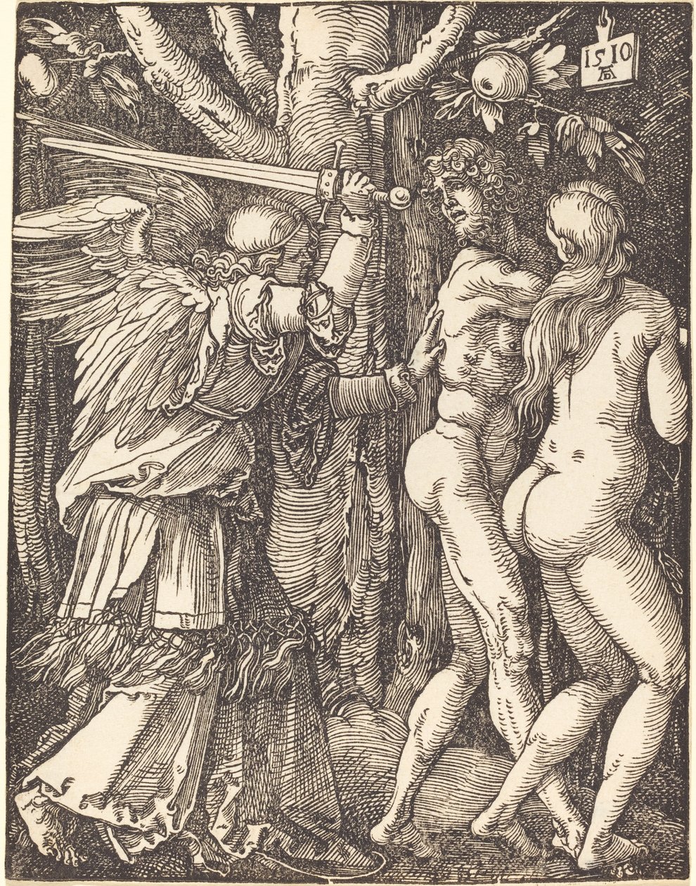 Vyhnání z ráje od Albrecht Dürer