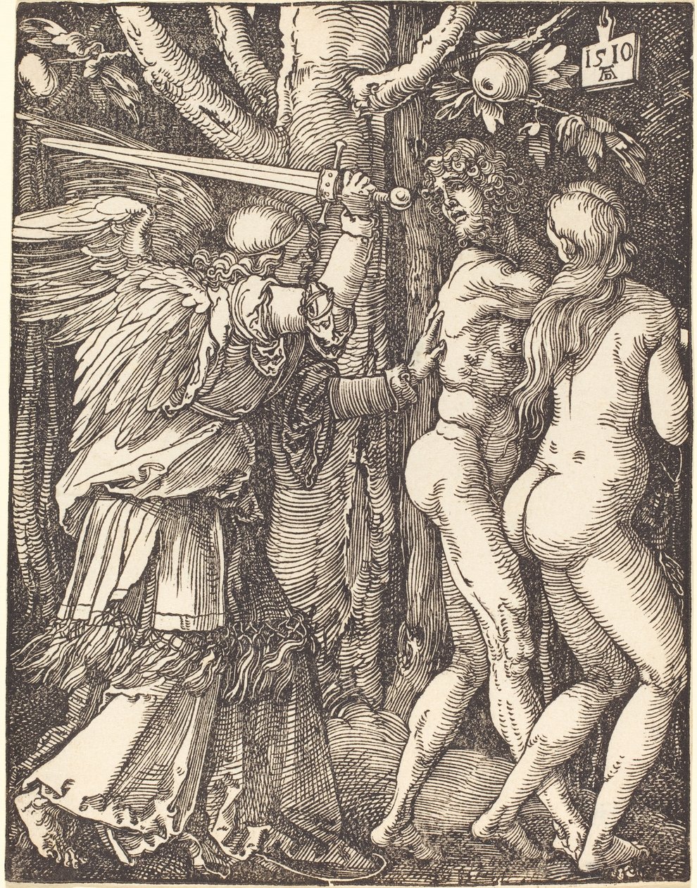 Vyhnání z ráje, z knihy Malá vášeň od Albrecht Dürer