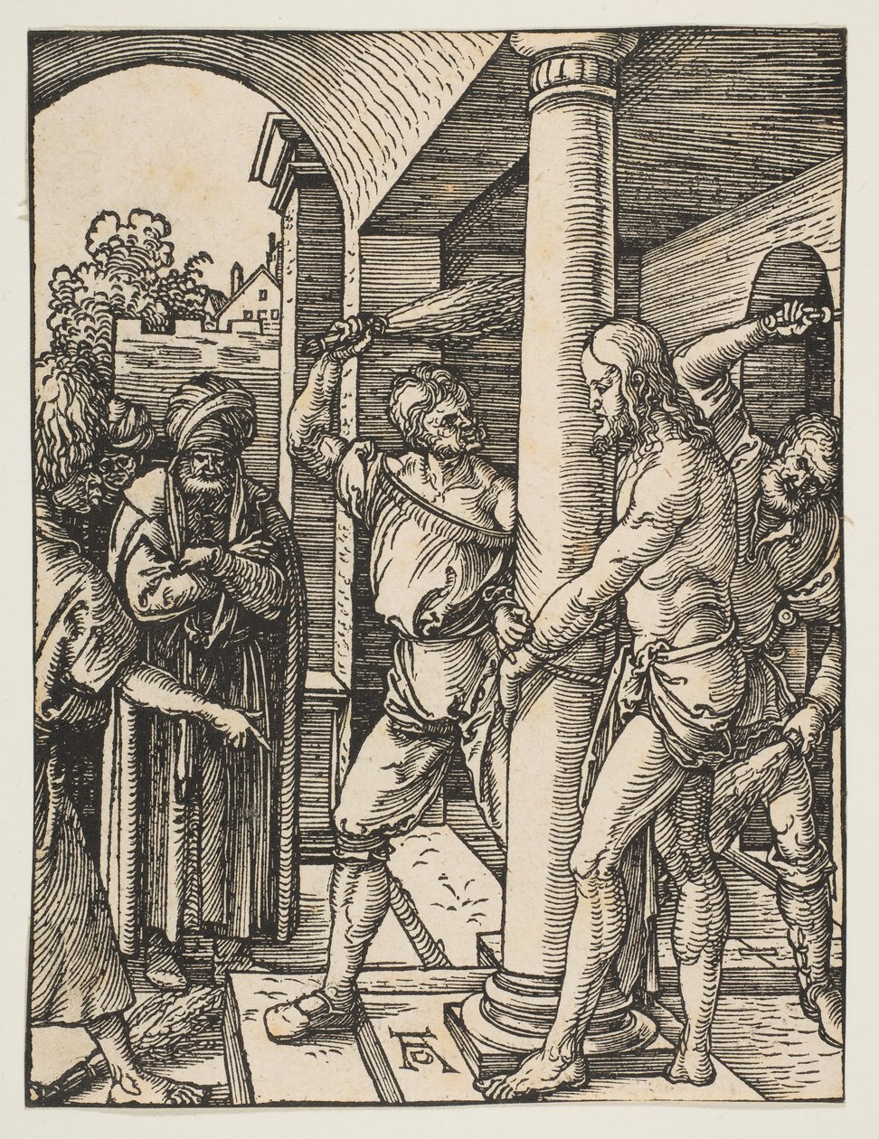 Flagellation, od Malé vášně, ca. 1509. od Albrecht Dürer