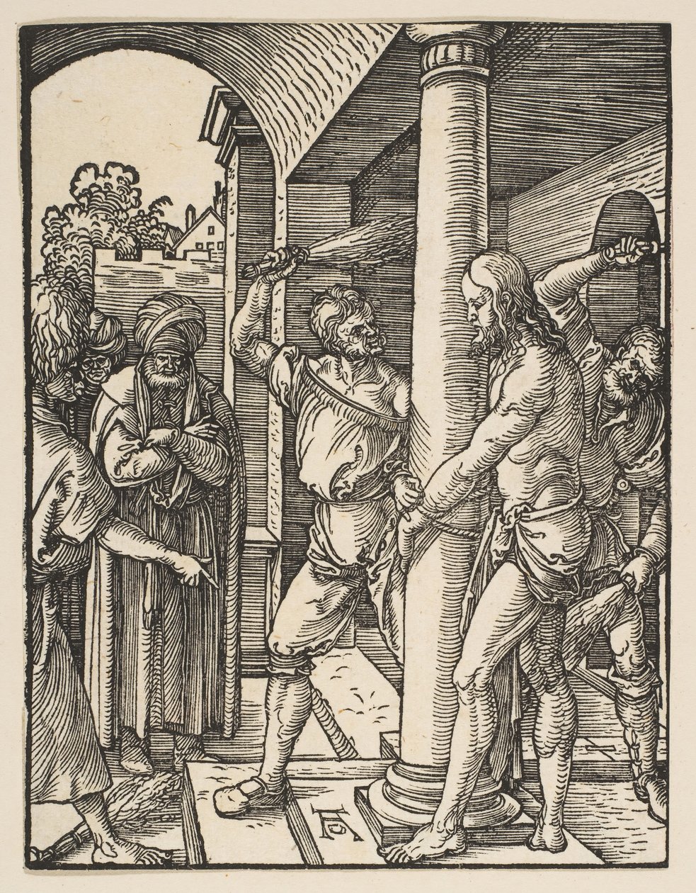 Flagellation, od Malé vášně, ca. 1509. od Albrecht Dürer