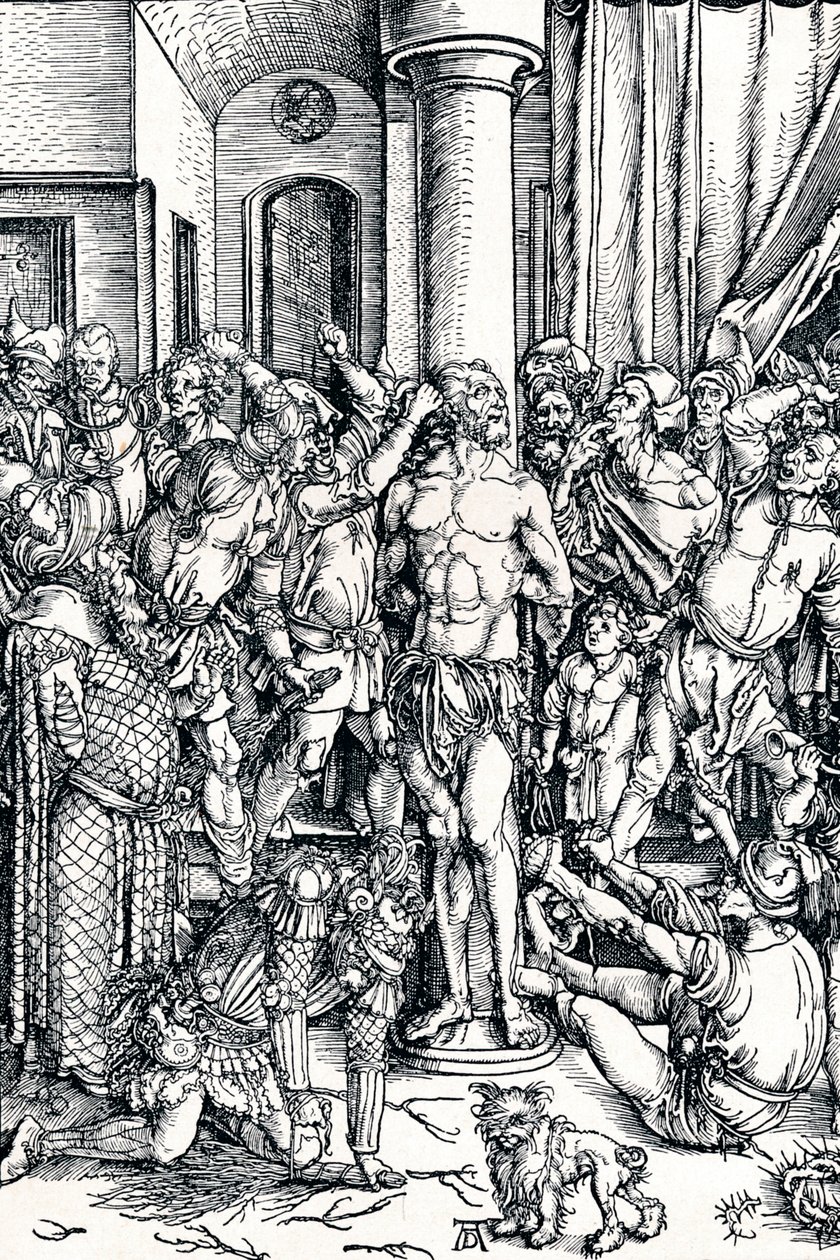 Bičování Krista, 1498 1906 od Albrecht Dürer