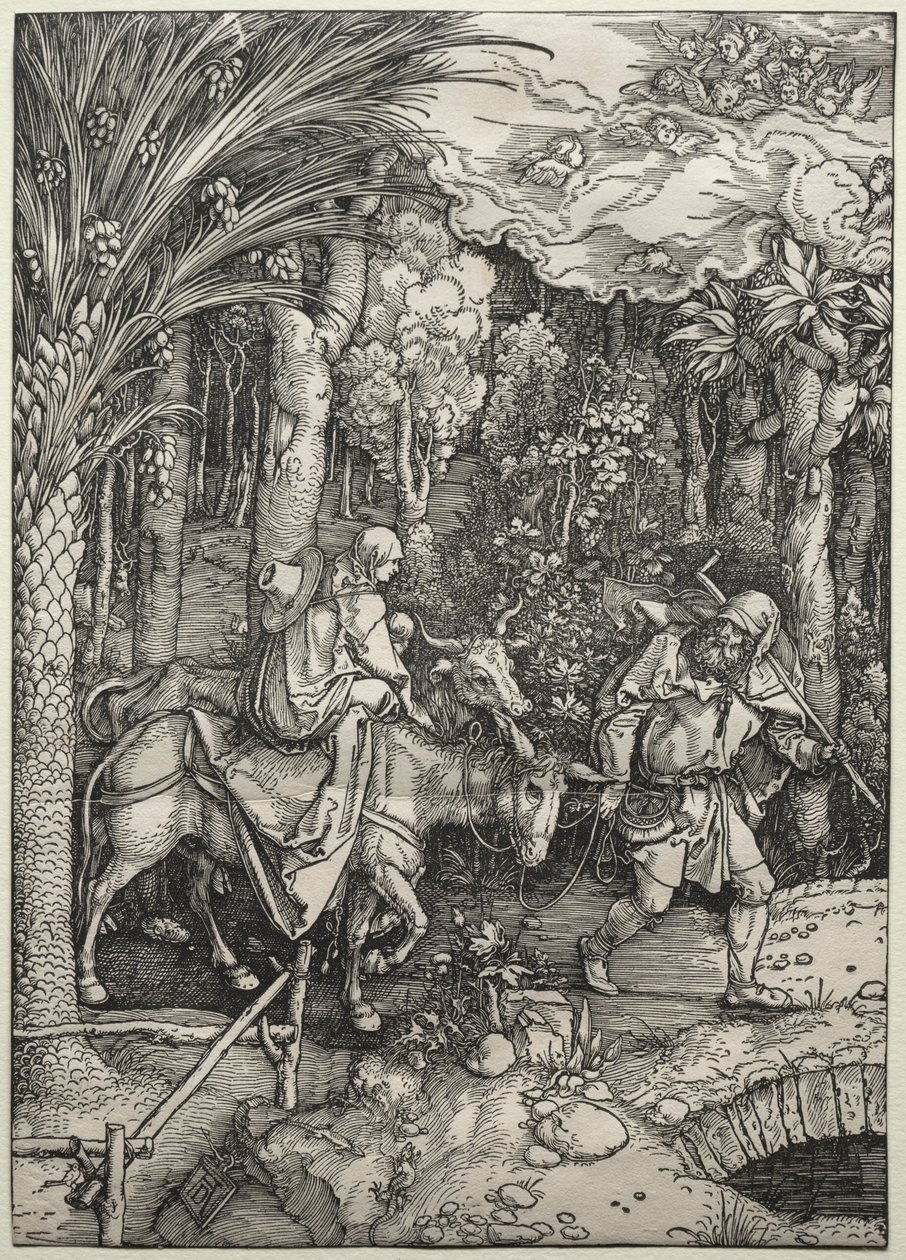 Útěk do Egypta, c. 1503-1505. od Albrecht Dürer