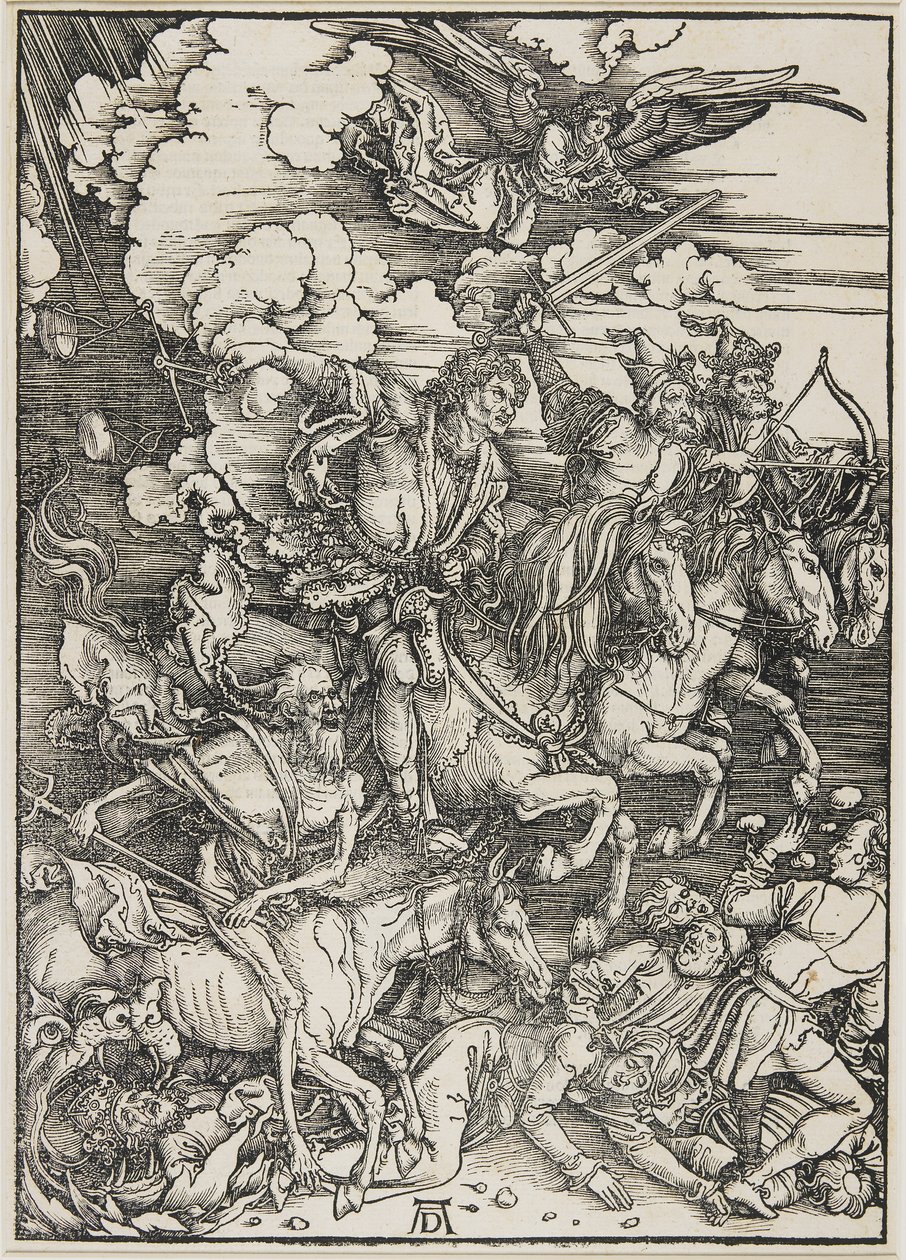 Čtyři jezdci, 1496-1498 od Albrecht Dürer