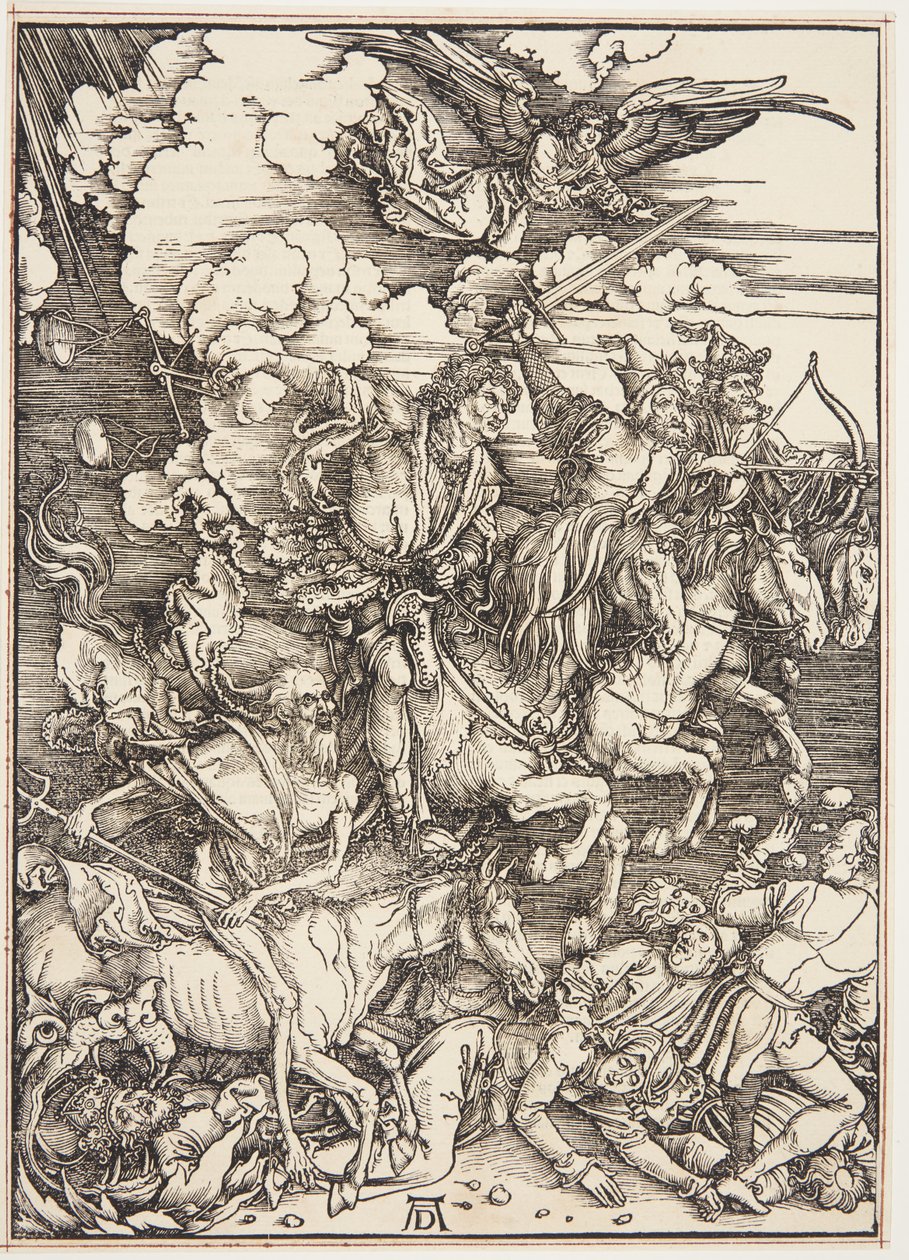 Čtyři jezdci z Apokalypsy od Albrecht Dürer