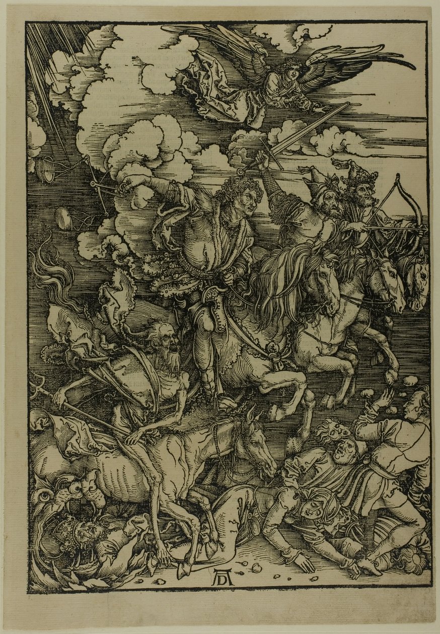 Čtyři jezdci z Apokalypsy, z Apokalypsy od Albrecht Dürer