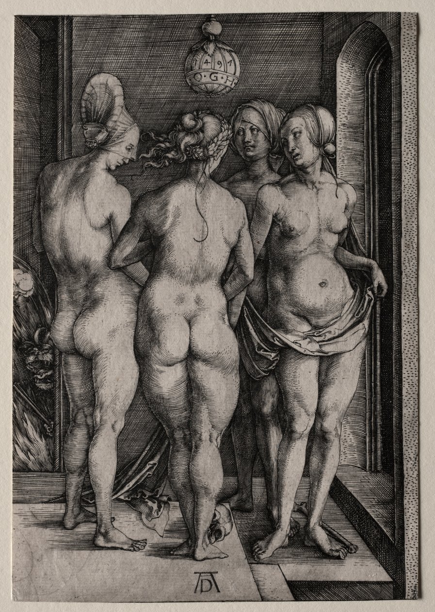 Čtyři čarodějnice (Čtyři nahé ženy) od Albrecht Dürer