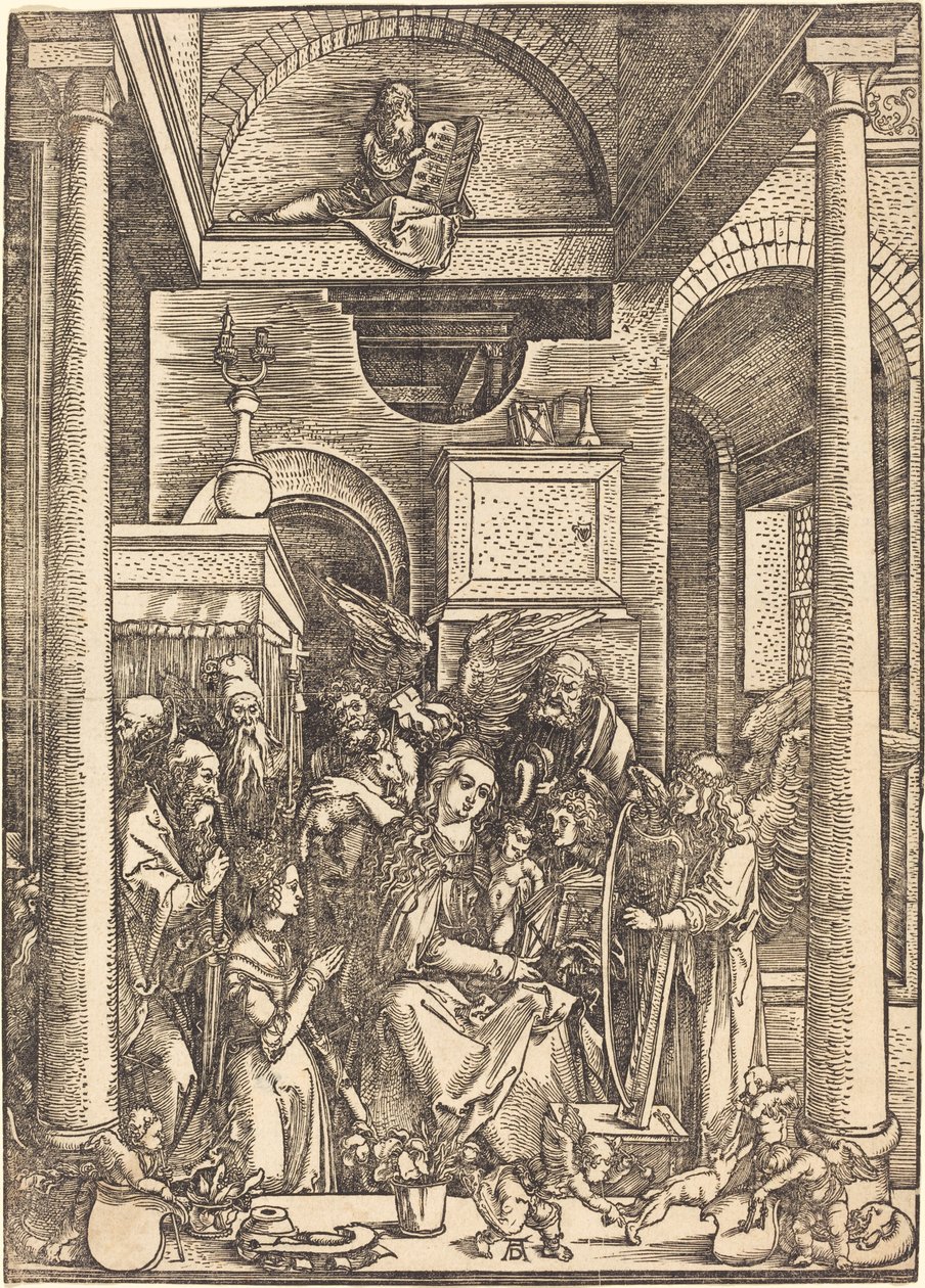 Oslava Panny od Albrecht Dürer