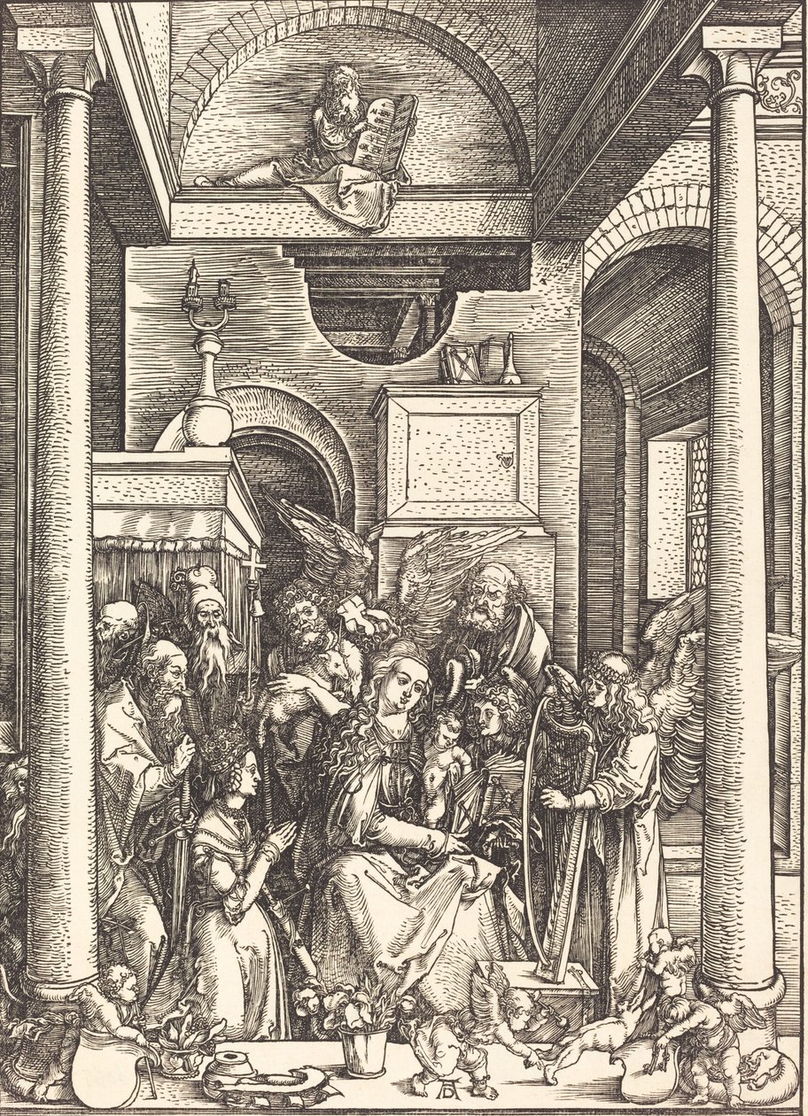 Oslava Panny, c. 1504. od Albrecht Dürer