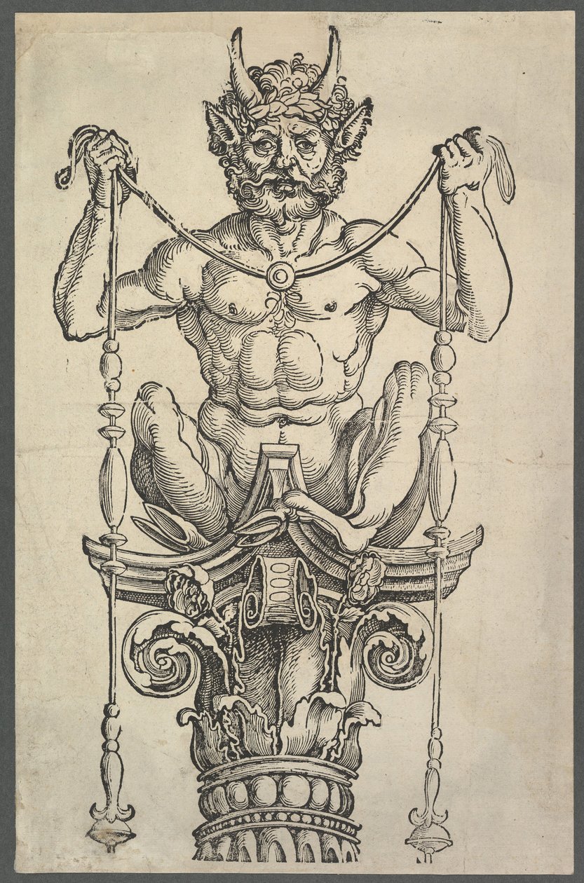 Horní blok Velkého sloupu, ca. 1517. od Albrecht Dürer