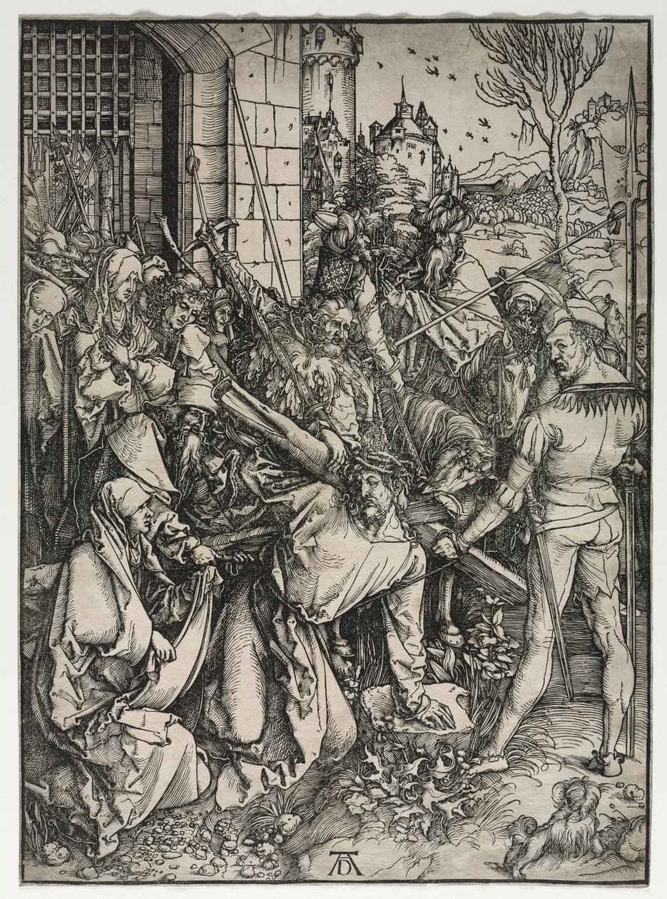 Velké utrpení: Kristus nesoucí kříž od Albrecht Dürer