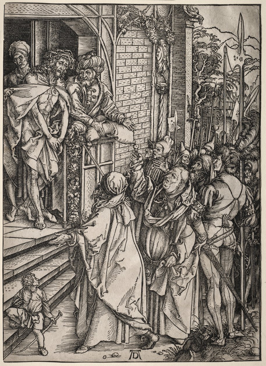 Velké umučení: Kristus ukázaný lidem. od Albrecht Dürer