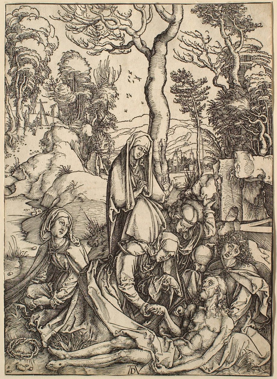 Velké pašije: Oplakávání od Albrecht Dürer