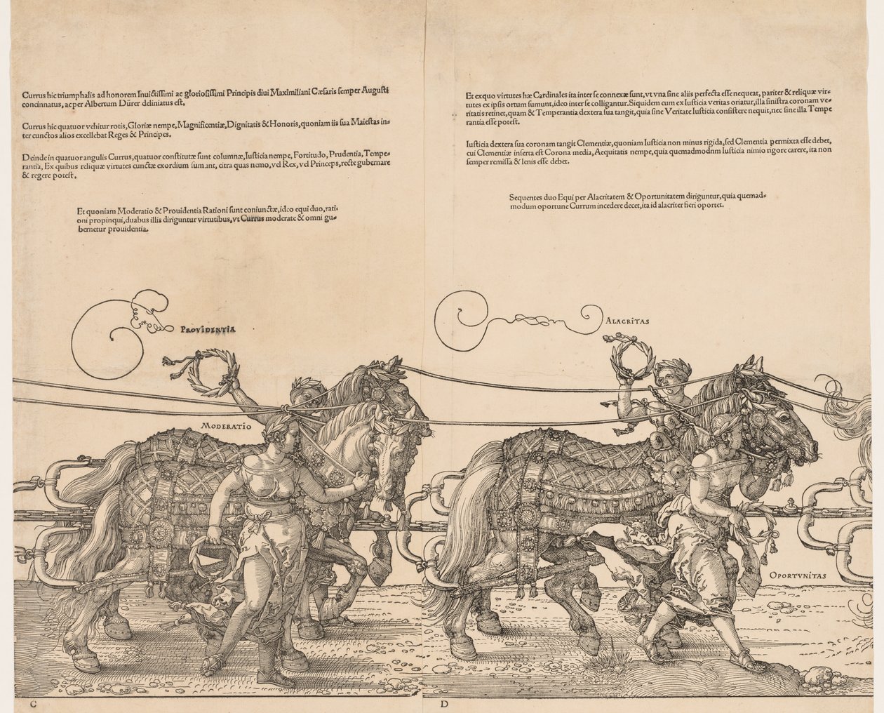 Velký triumfální vůz císaře Maxmiliána od Albrecht Dürer
