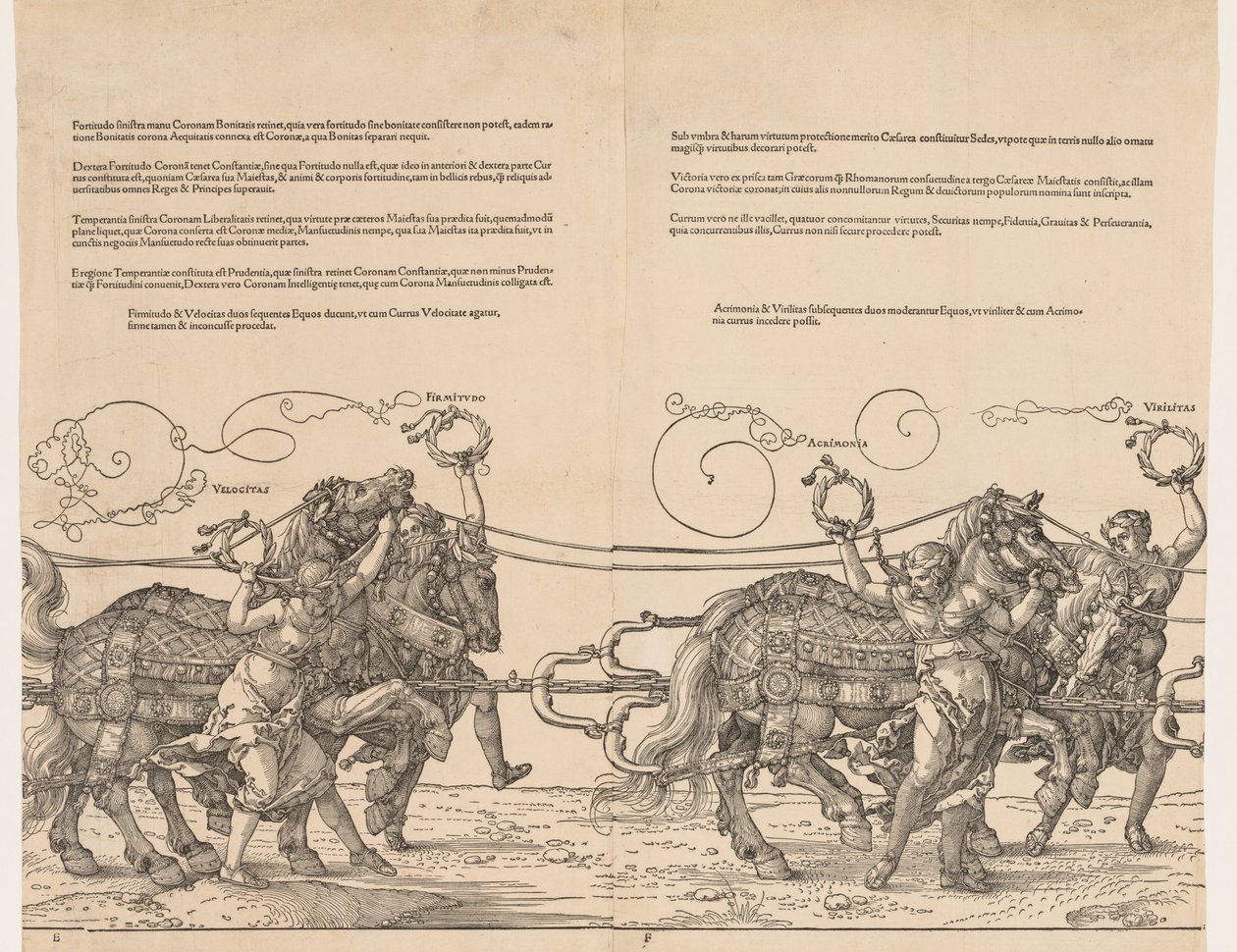 Velký triumfální vůz císaře Maxmiliána od Albrecht Dürer