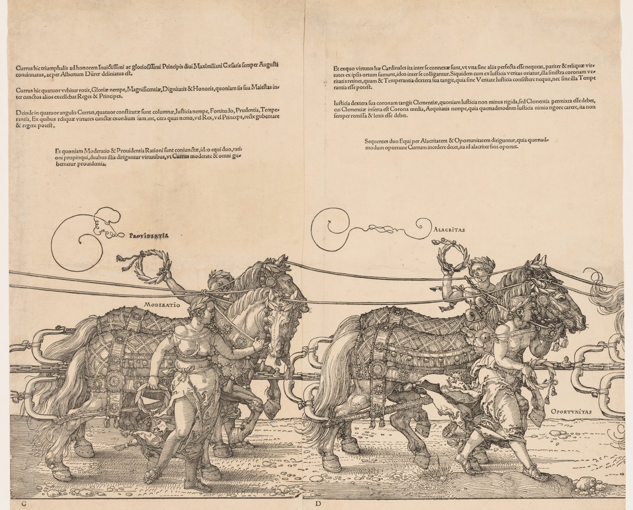 Velký triumfální vůz císaře Maxmiliána, 1523. od Albrecht Dürer
