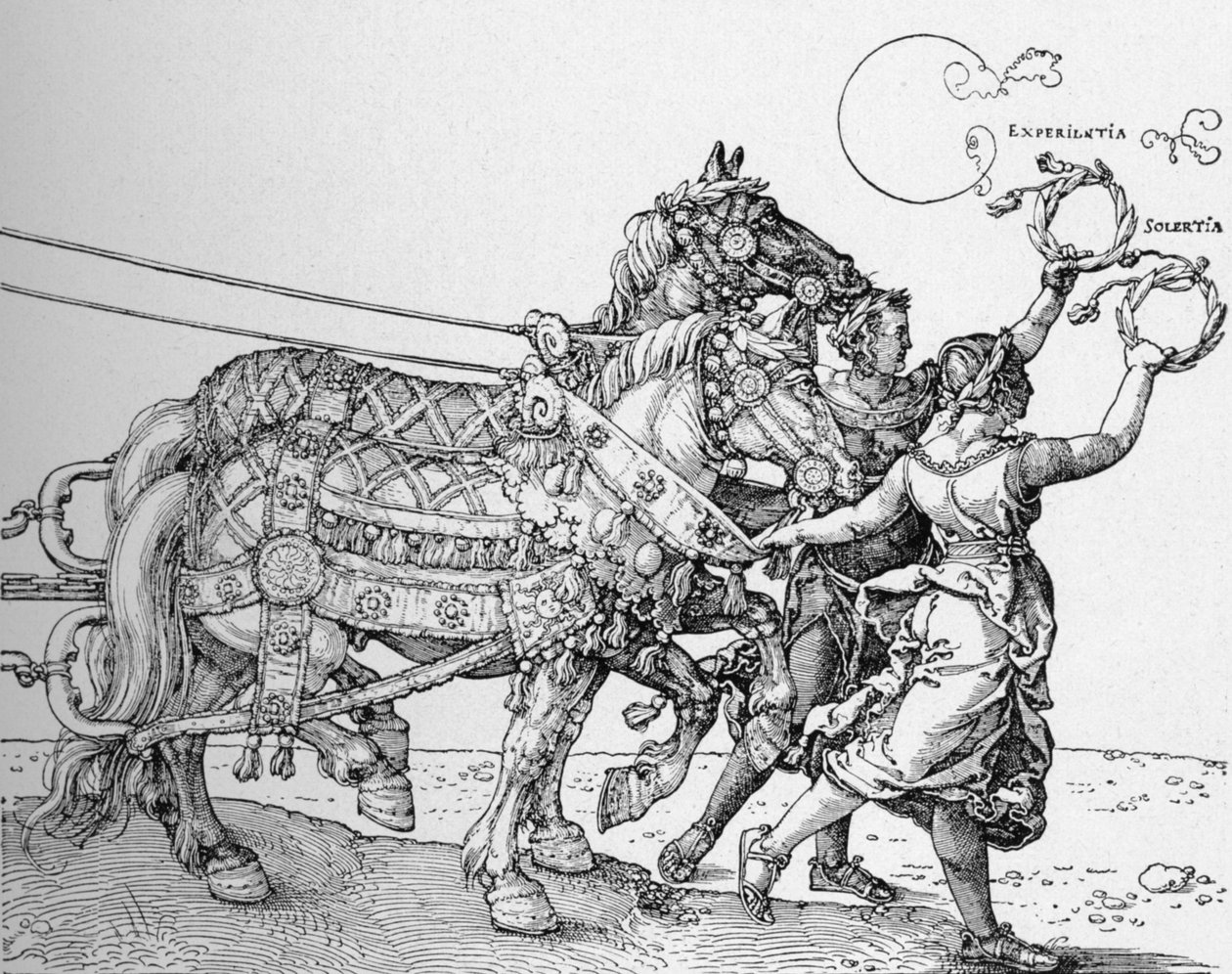 Velký triumfální vůz císaře Maxmiliána, 1523, 1906 od Albrecht Dürer