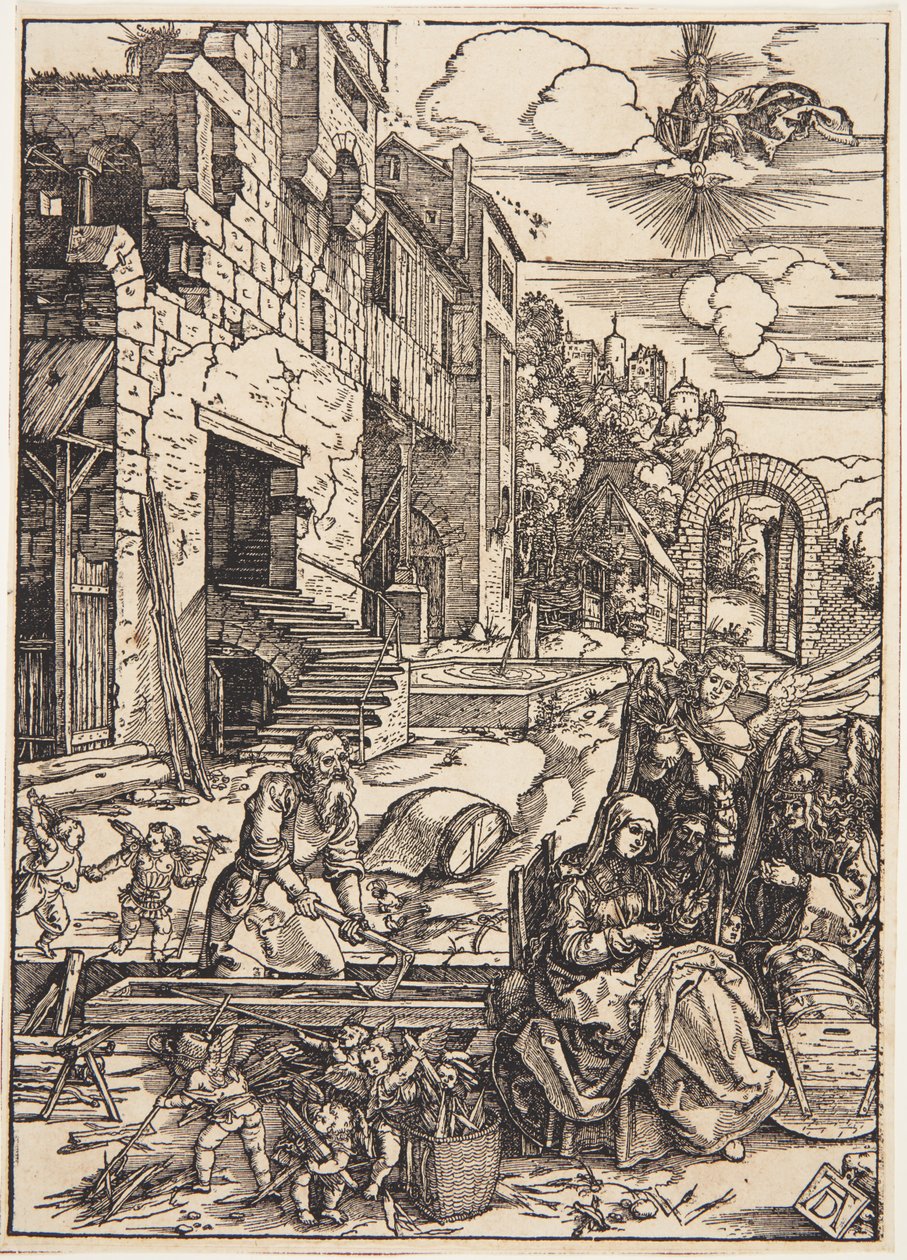 Svatá rodina v Egyptě od Albrecht Dürer