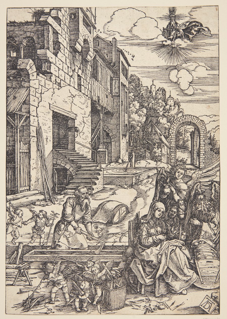 Svatá rodina v Egyptě od Albrecht Dürer