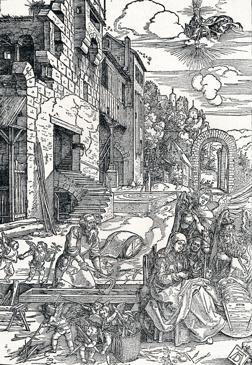 Svatá rodina v Egyptě, c1501-1502, 1906 od Albrecht Dürer