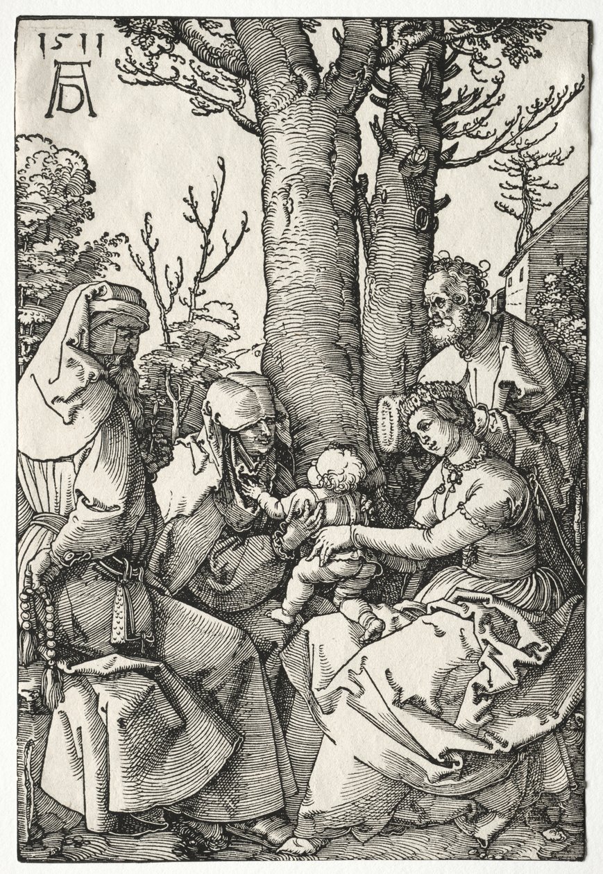 Svatá rodina s Joachimem a Annou od Albrecht Dürer