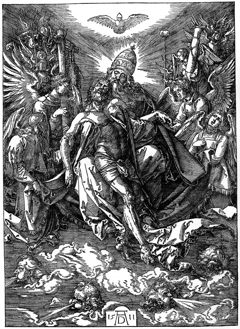 Nejsvětější Trojice, 1511, 1936 od Albrecht Dürer