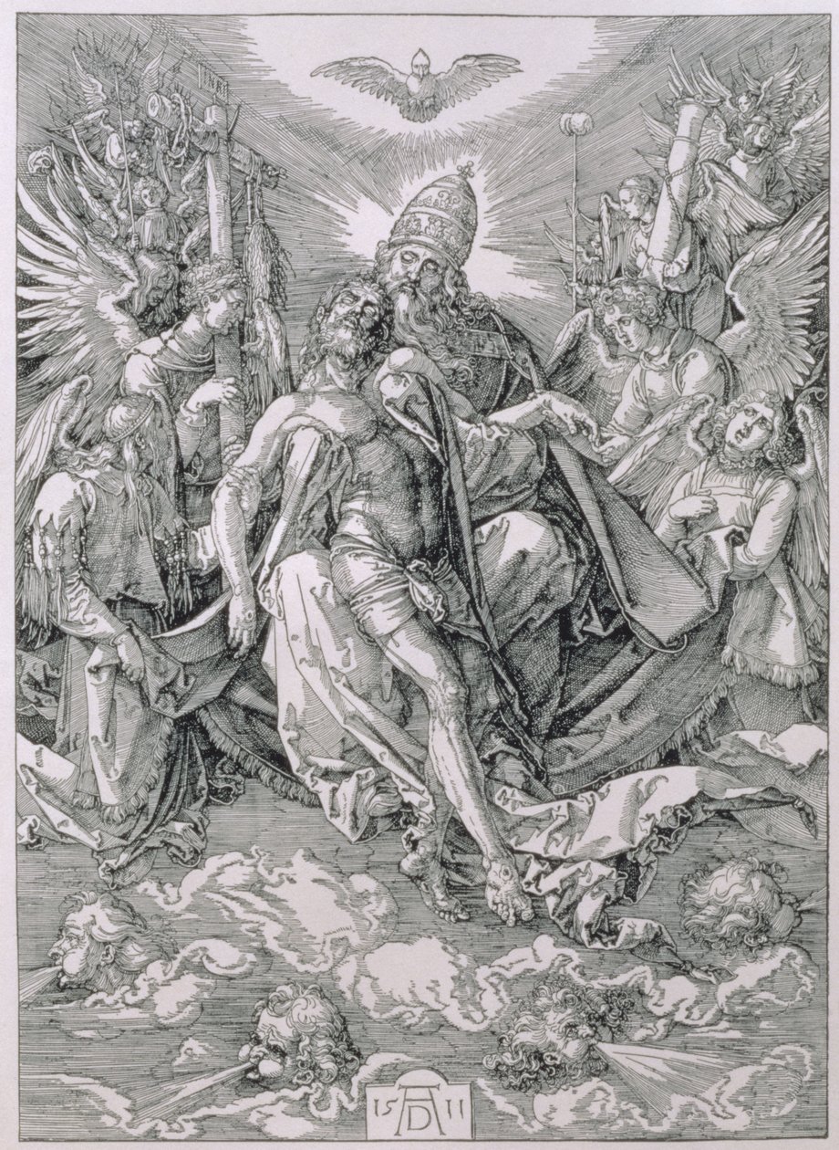 Nejsvětější Trojice, hospoda. 1511 od Albrecht Dürer