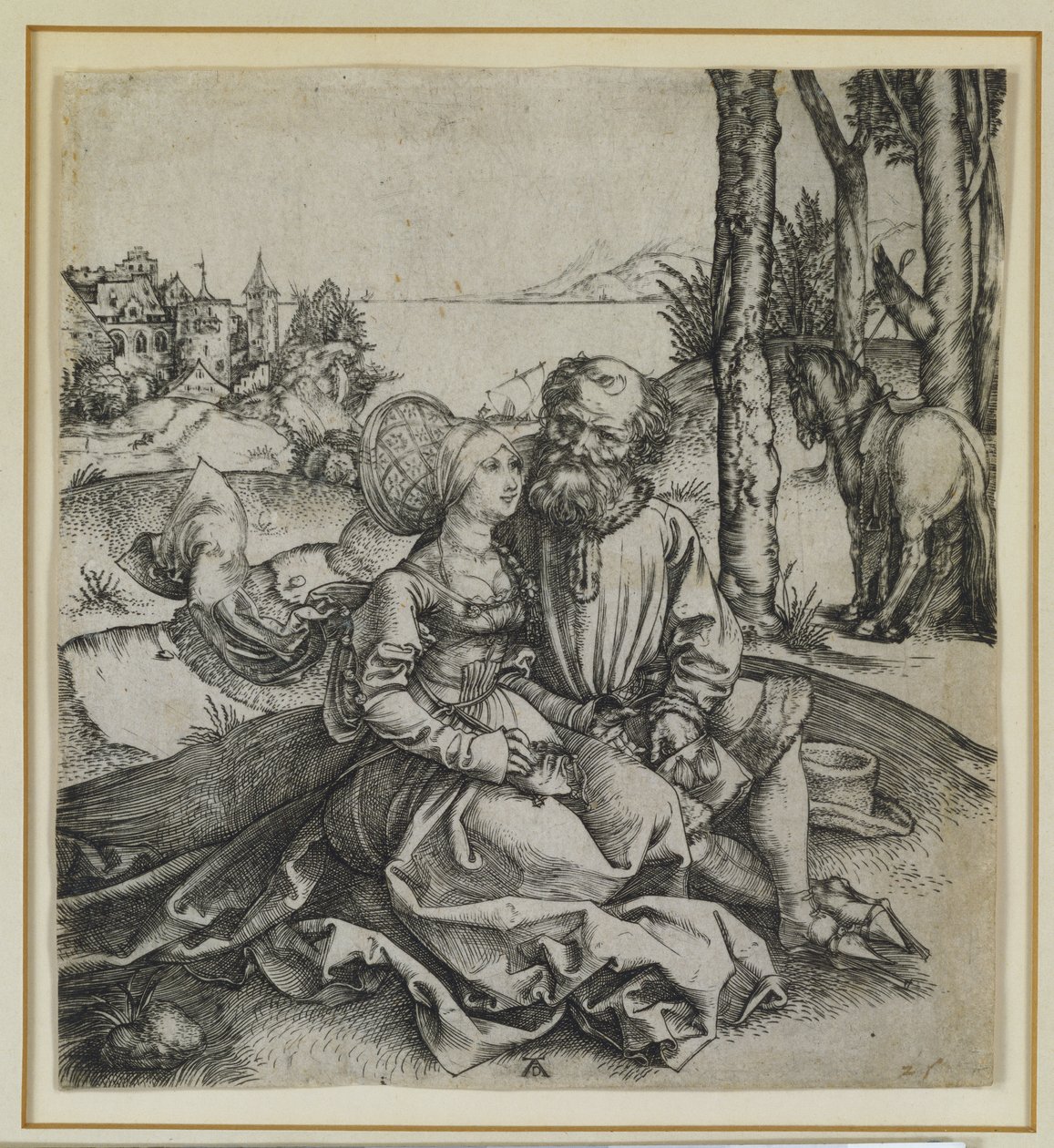 The Ill Assorted Couple, c.1495 od Albrecht Dürer