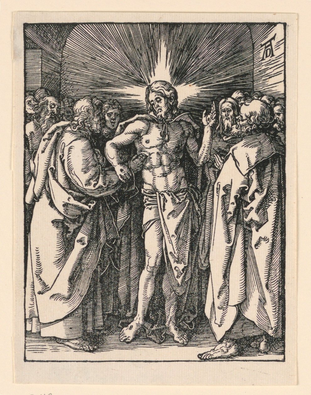 Nevěra svatého Tomáše ze série Malé vášně od Albrecht Dürer
