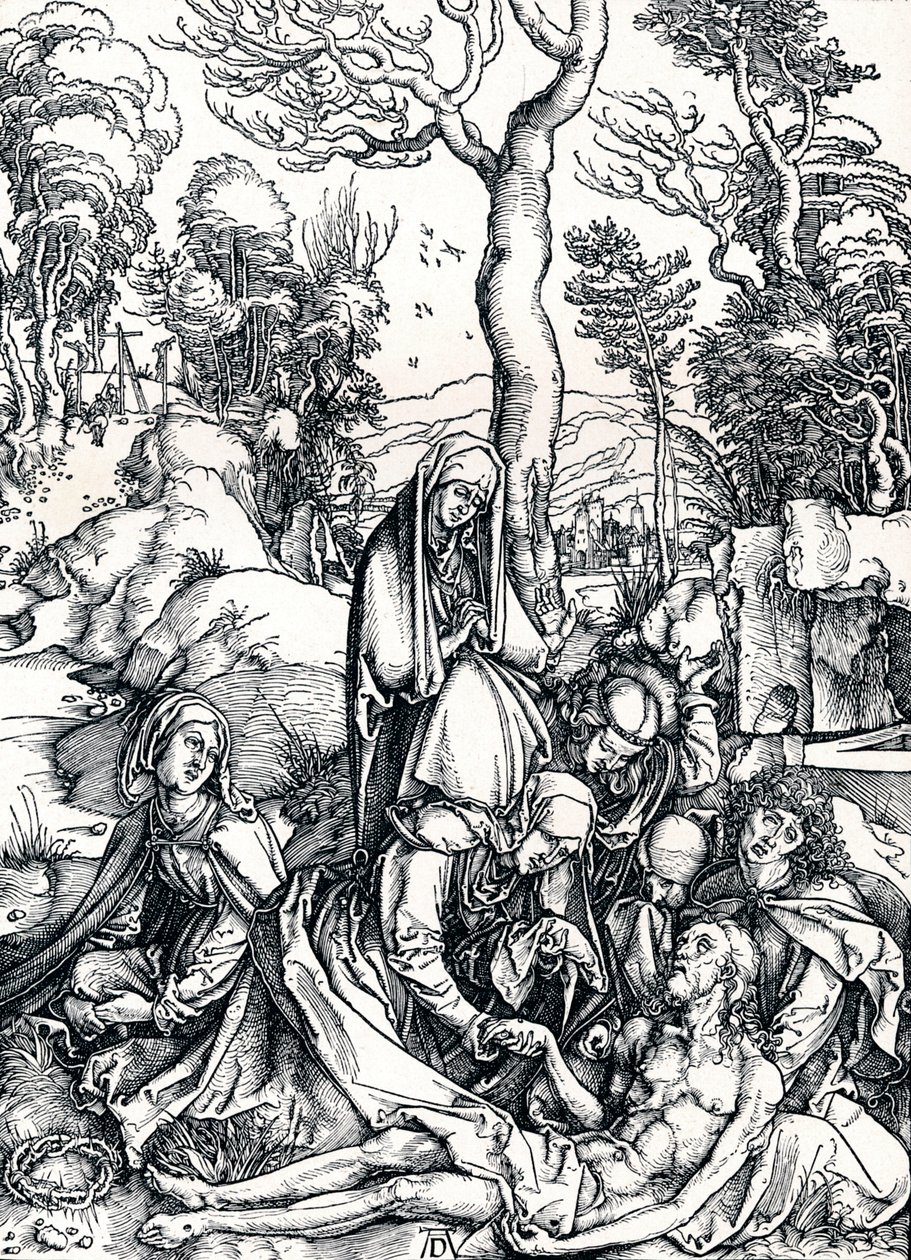 Oplakávání pro Krista, 1498 1906 od Albrecht Dürer