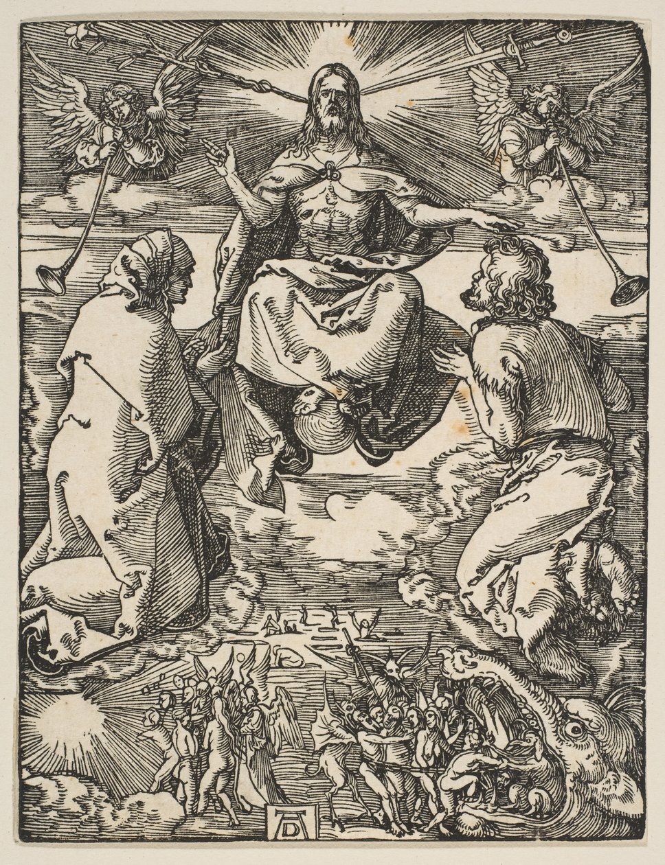 Poslední soud, z Malé vášně, ca. 1510. od Albrecht Dürer