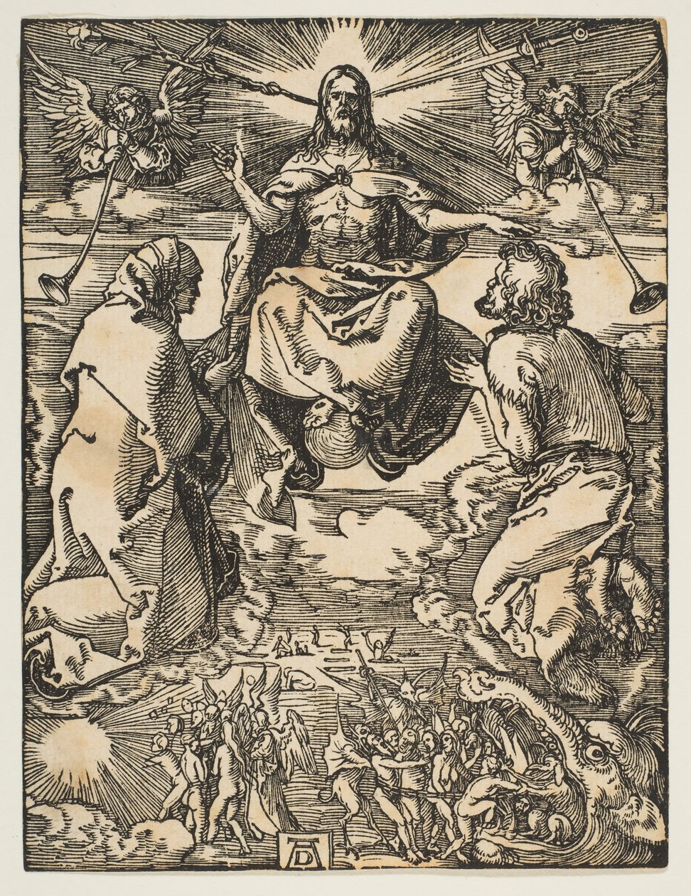 Poslední soud, z Malé vášně, ca. 1510. od Albrecht Dürer