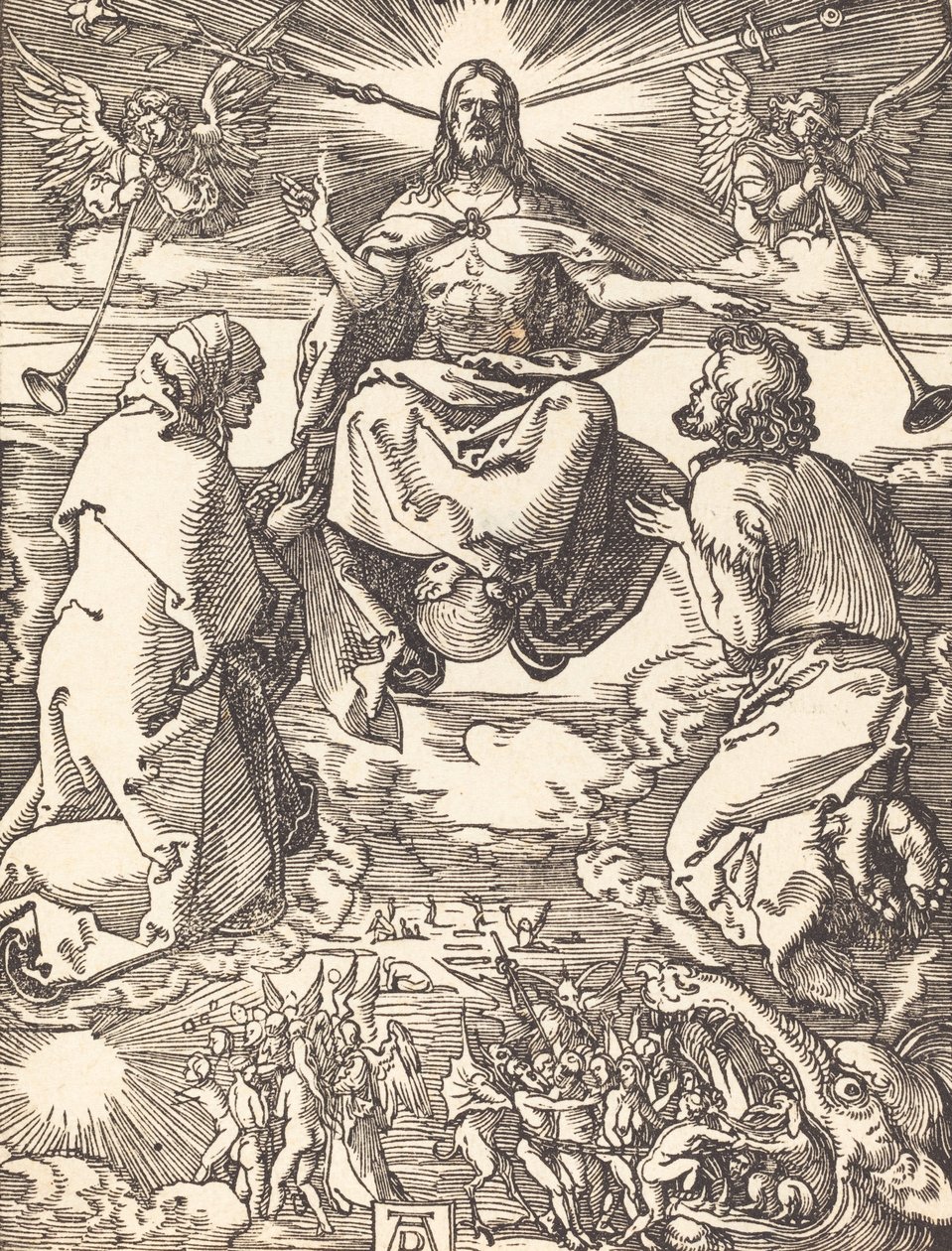 Poslední soud, pravděpodobně c. 15091510. od Albrecht Dürer