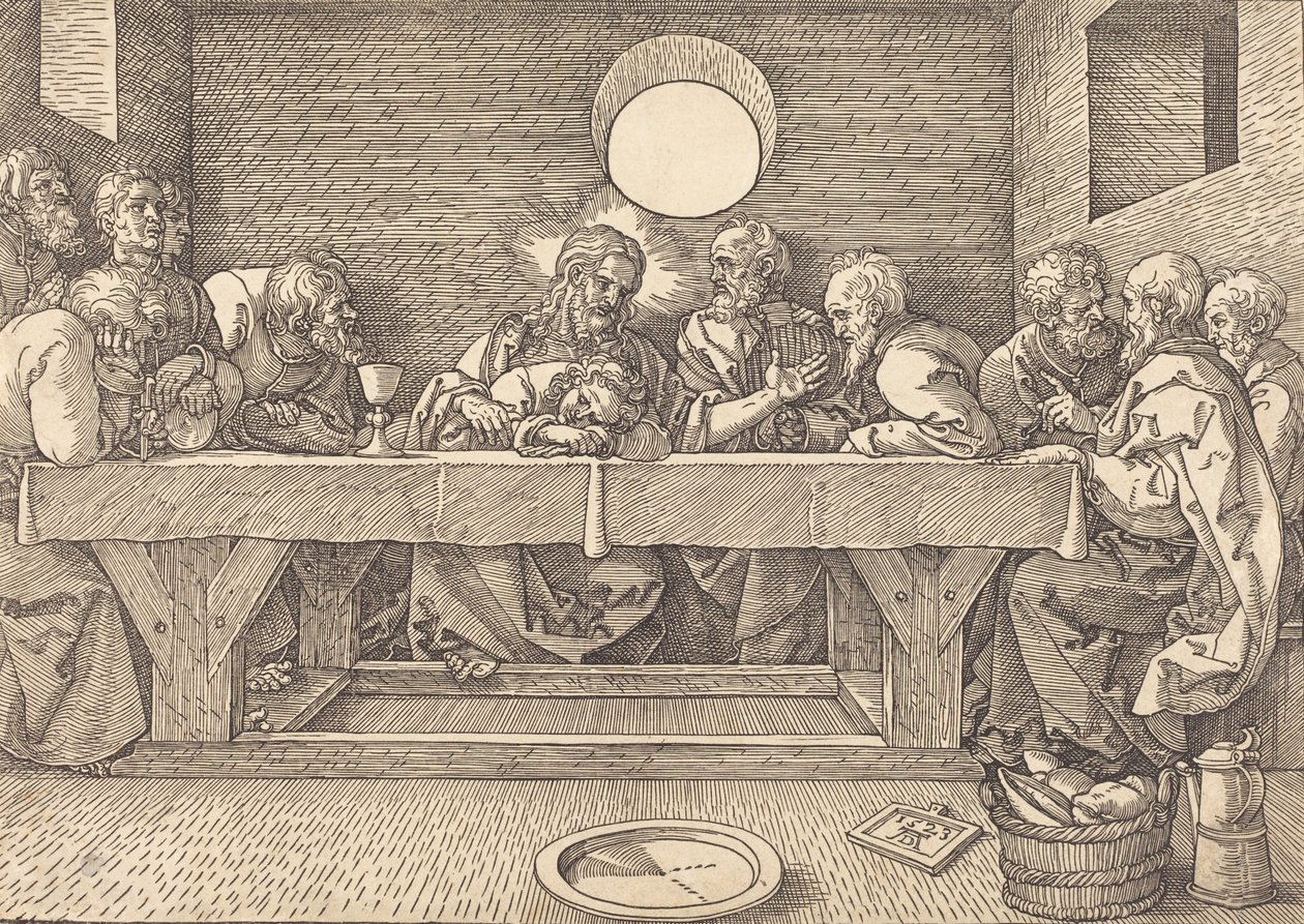 Poslední večeře, 1523. od Albrecht Dürer