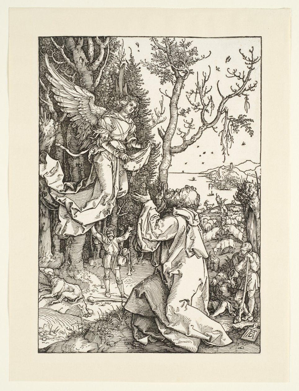 Život Panny Marie: Jáchym a anděl od Albrecht Dürer