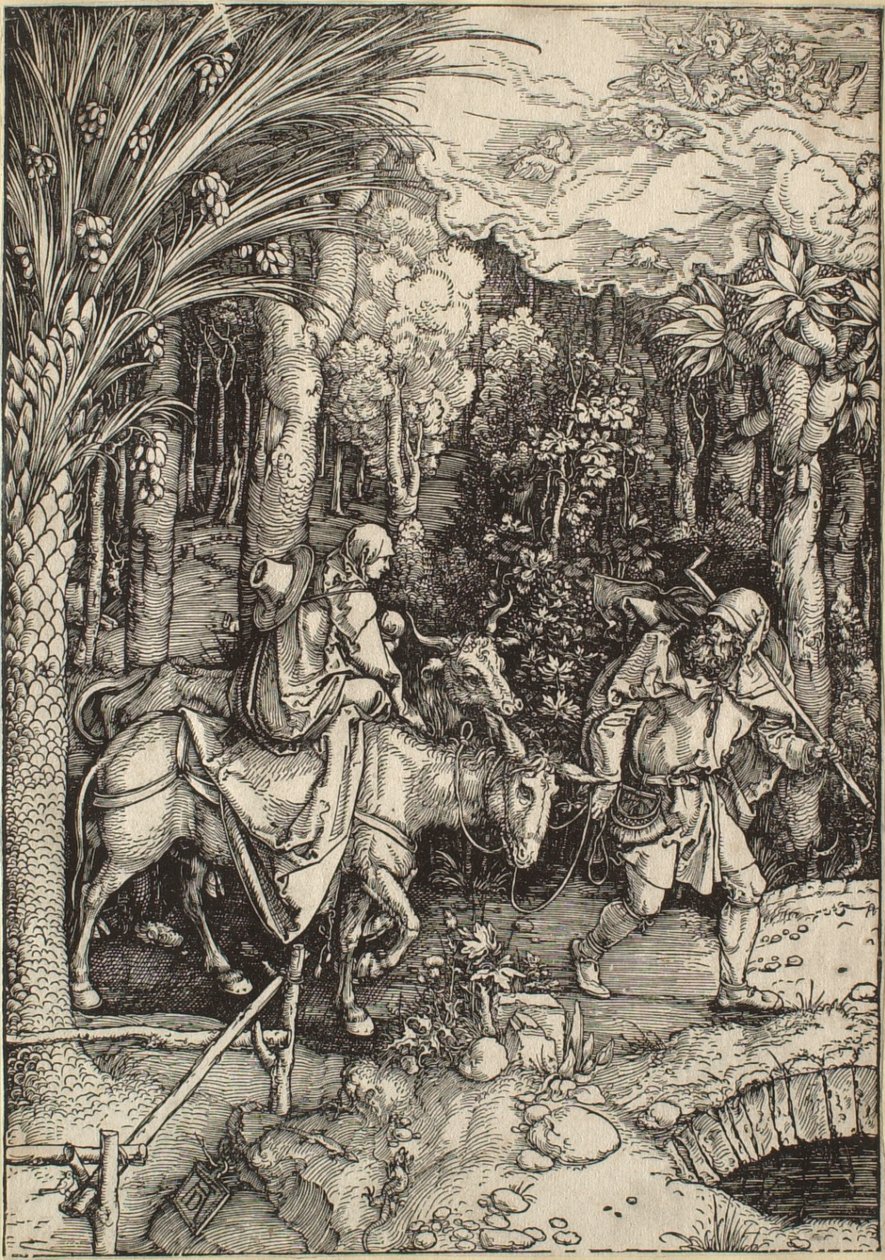 Život Panny Marie: Útěk do Egypta od Albrecht Dürer