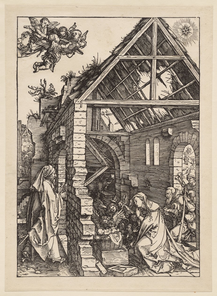 Život Panny Marie: Narození Krista od Albrecht Dürer