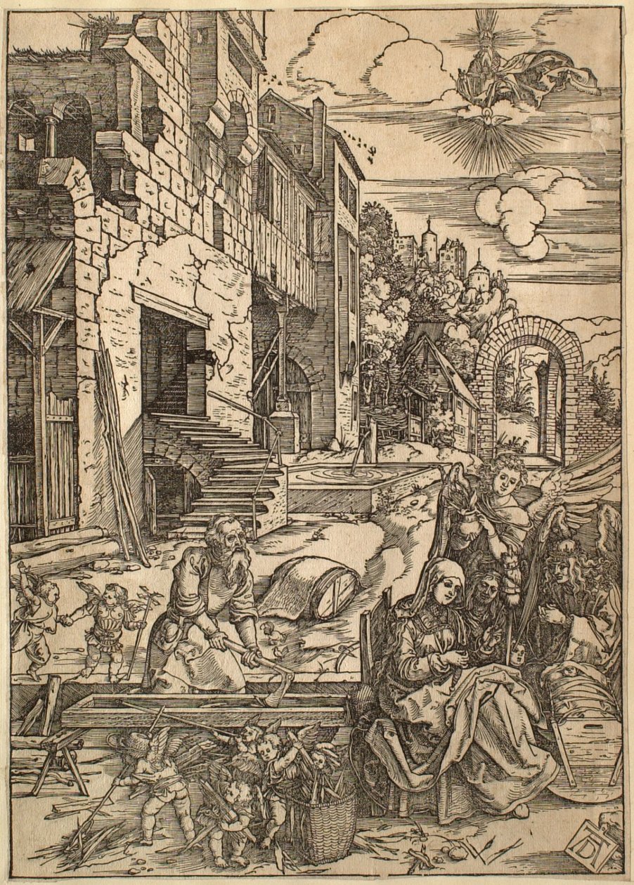 Život Panny Marie: Pobyt Svaté rodiny v Egyptě od Albrecht Dürer