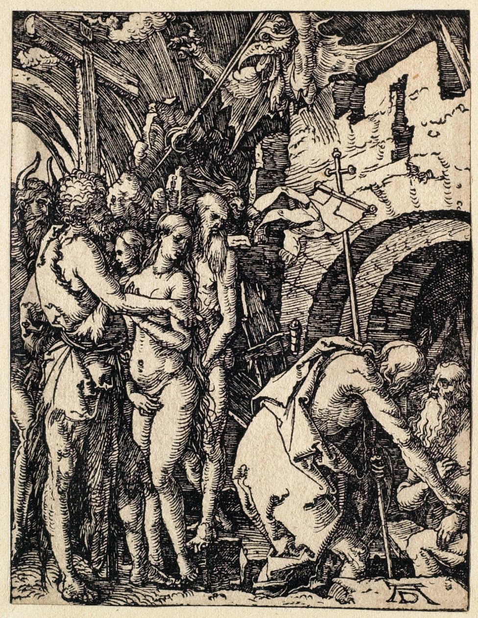 Malé pašije: Kristus v limbu od Albrecht Dürer
