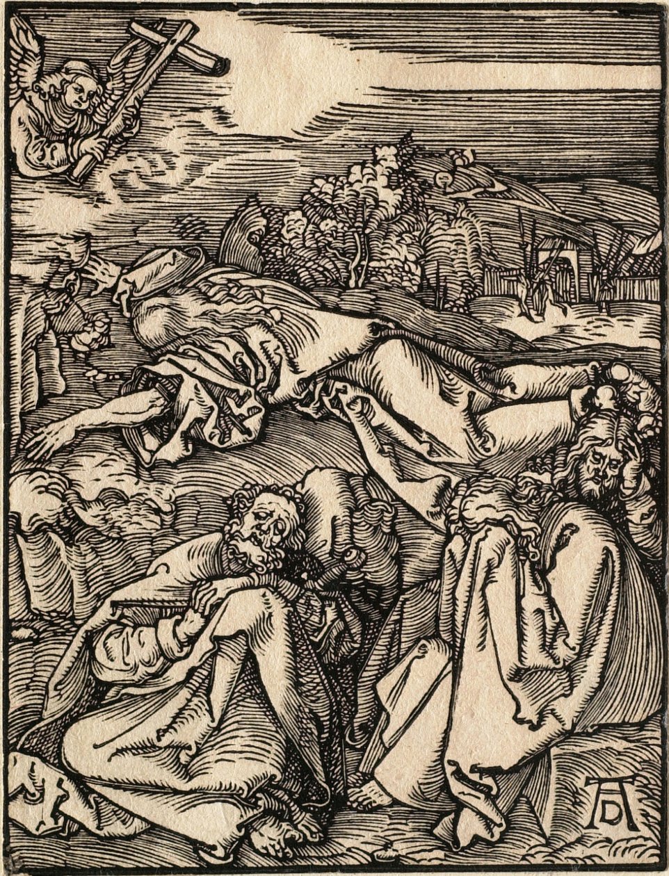 Malé pašije: Kristus na Olivové hoře od Albrecht Dürer